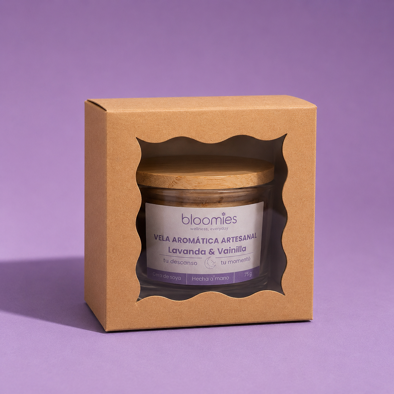 Bloomies Moon Candle